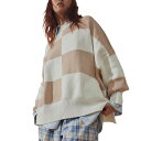 【送料無料】 フリーピープル レディース Tシャツ トップス Checker Easy Street Tunic - Women's White Sand Co...