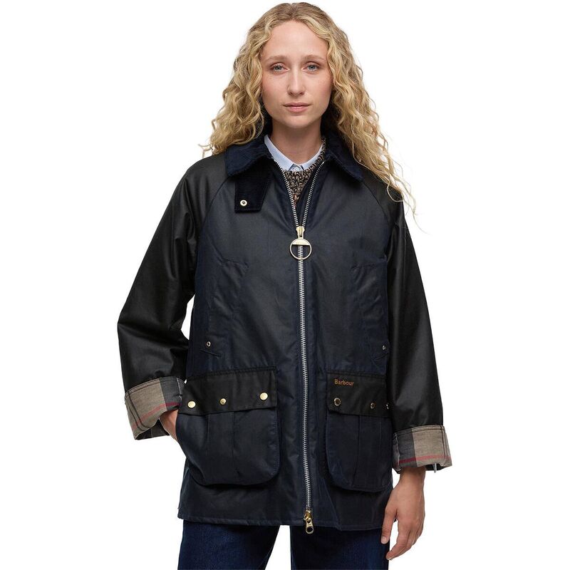 バブアー レディース アウター ジャケット・ブルゾン Barbour Kettlewell Wax Jacket - Women's Royal Navy/Black/Dress Tartan ブラック