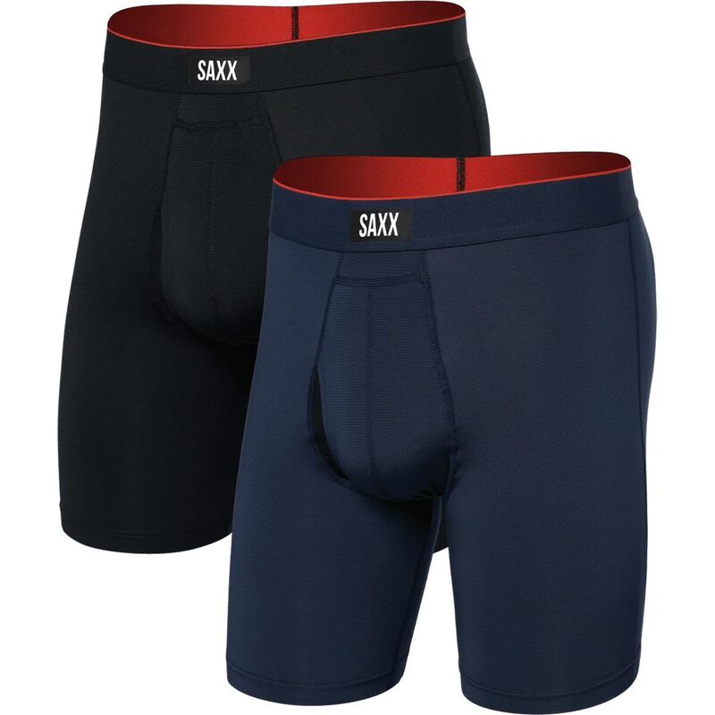 Other - サックス メンズ アンダーウェア ボクサーパンツ メッシュ SAXX Multi-Sport Mesh Long Boxer Brief + Fly 2-Pack - Men's Navy/Back ネイビー