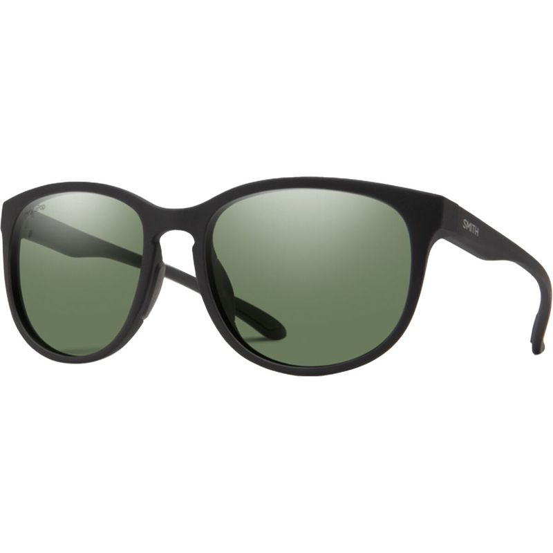 スミス サングラス レディース スミス レディース サングラス・アイウェア アクセサリー Lake Shasta ChromaPop Polarized Sunglasses Matte Black/ChromaPop Polarized Grey Green