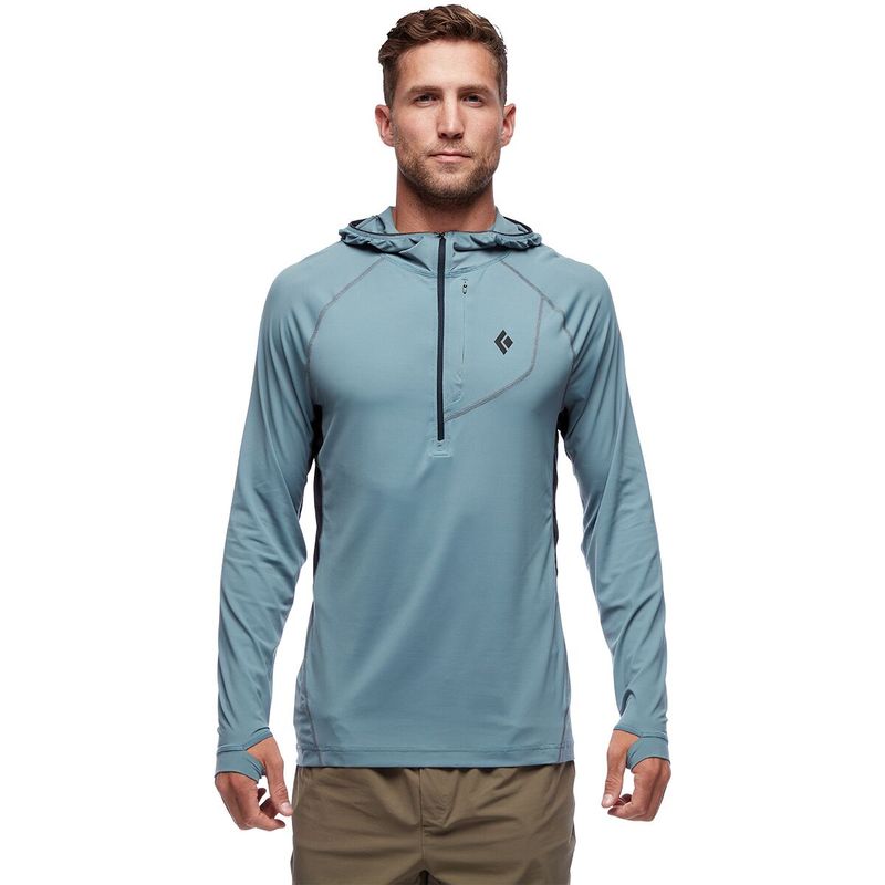 ブラックダイヤモンド メンズ シャツ トップス Alpenglow Pro Hoodie - Men's Storm Blue