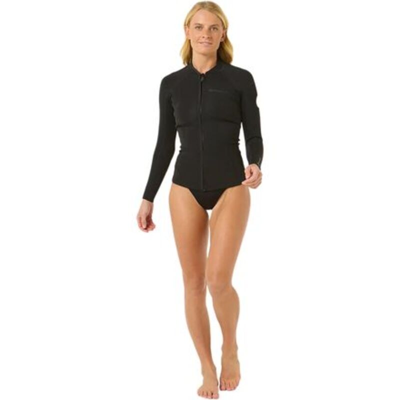 Two-Piece - リップカール レディース 水着 上下セット 長袖 ジャケット Rip Curl Dawn Patrolong-Sleeve Wetsuit Jacket - Women's Black ブラック