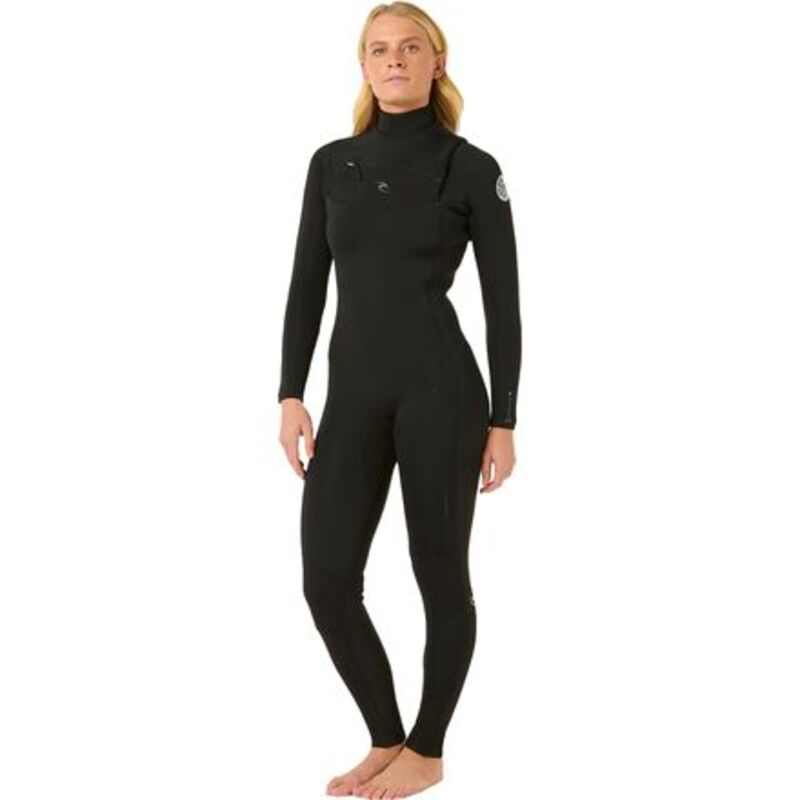リップカール レディース 水着 上下セット Rip Curl Dawn Patrol 4/3 Back-Zip Full Wetsuit - Women's Black ブラック