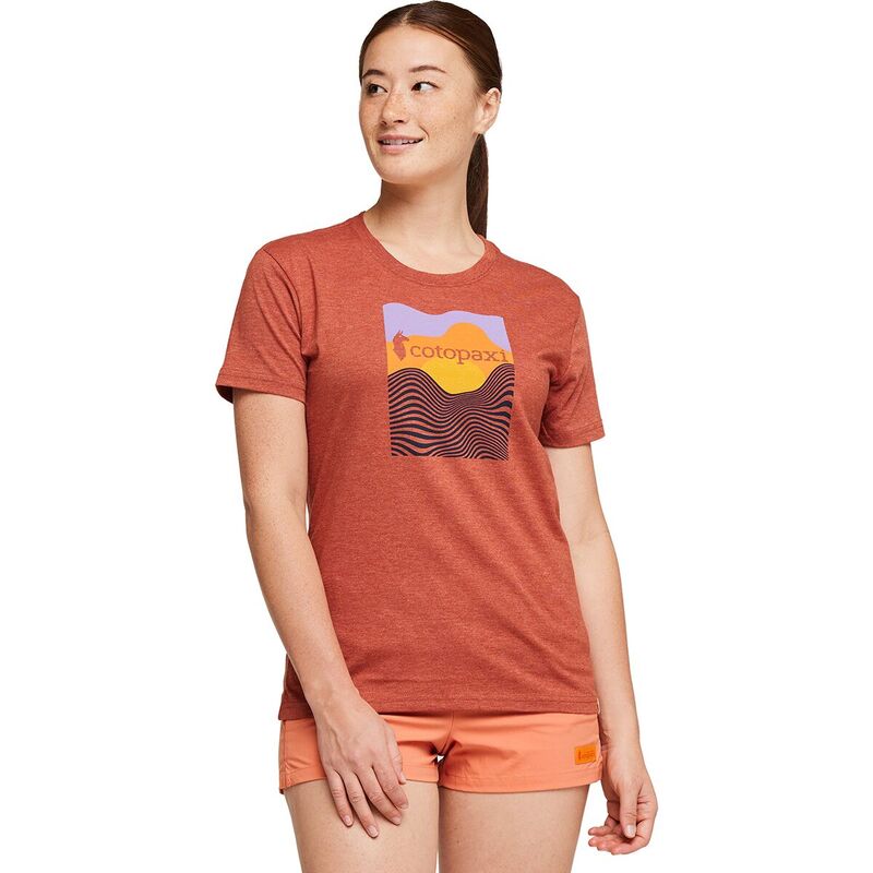 【送料無料】 コートパクシー レディース Tシャツ トップス Cotopaxi Vibe Organic T-Shirt - Women's Spice