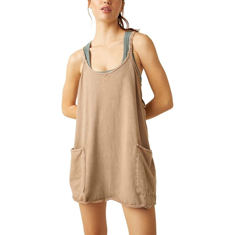 【送料無料】 フリーピープル レディース ワンピース トップス Hot Shot Mini Dress - Women's Mocha Latte