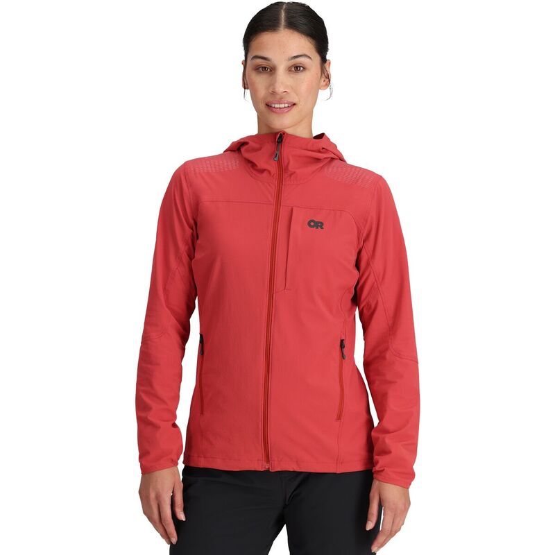 【送料無料】 アウトドアリサーチ レディース ジャケット・ブルゾン アウター Ferrosi DuraPrint Hooded Jacket - Women's Moondust
