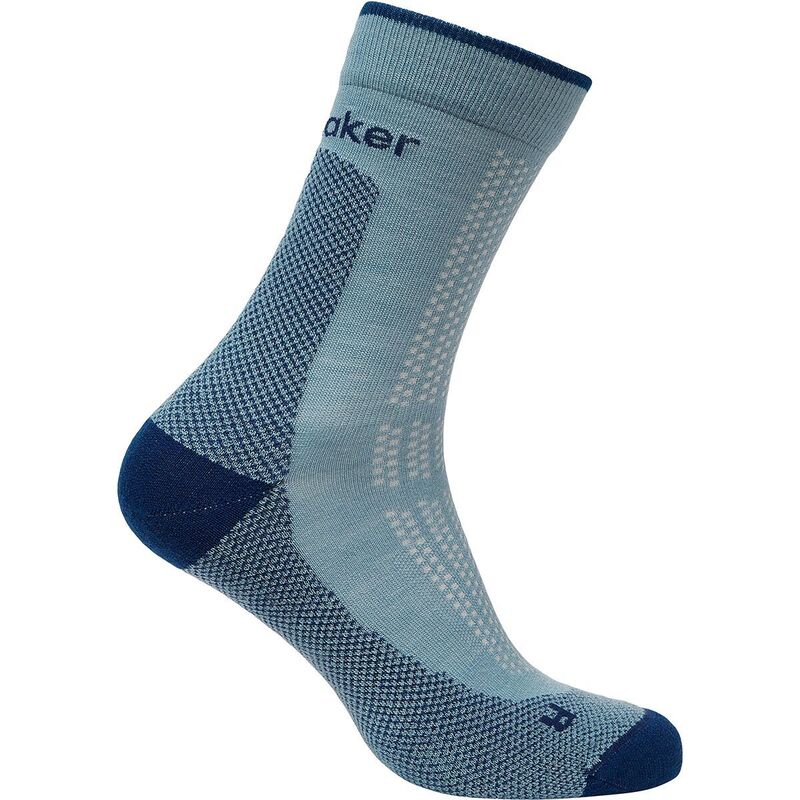 アイスブレーカー メンズ アンダーウェア 靴下 Icebreaker Merino Hike+ Ultralight Quarter Sock - Men's Flint Blue/Atlantis ブルー