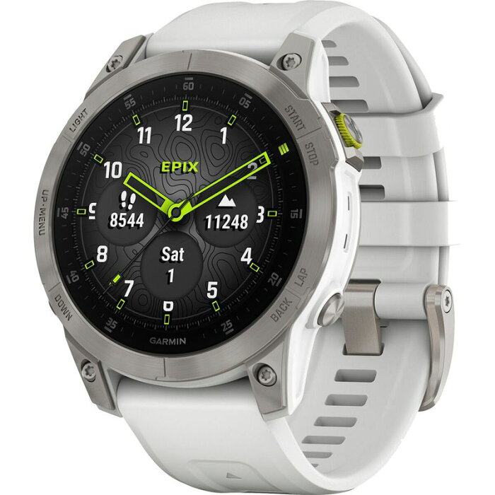 ガーミン レディース 腕時計 アクセサリー epix Gen 2 Smartwatch White
