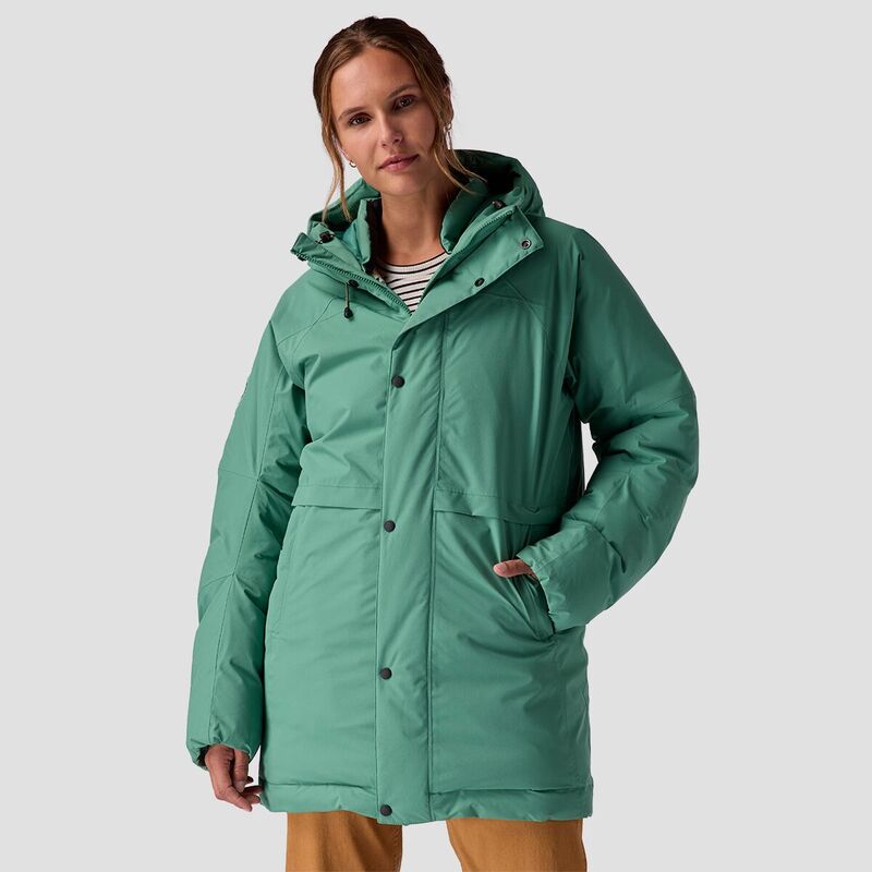 バックカントリー レディース アウター ジャケット・ブルゾン パーカー ダウン Backcountry ALLIED Down Apres Parka - Women's Gearhead Green グリーン