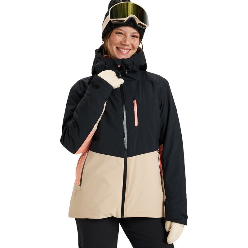 【送料無料】 ロキシー レディース ジャケット・ブルゾン アウター Peakside Technical Snow Jacket - Women's Anthracite