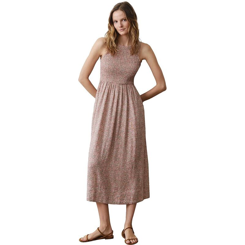 マリーン レイヤー レディース トップス ワンピース シャーリング マキシ Marine Layer Darcy Smocked Maxi Dress - Women's Multi Floral マルチカラー