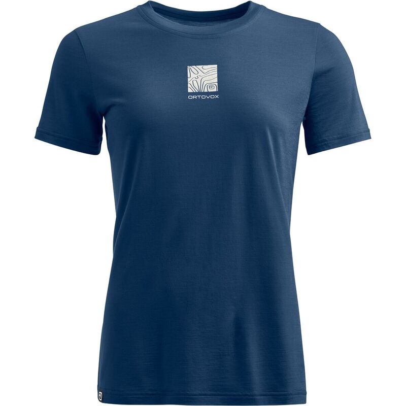 オルトボックス レディース トップス Tシャツ Ortovox 120 Cool Tec Abstract Short - Sleeve T-Shirt - Women's Deep Ocean
