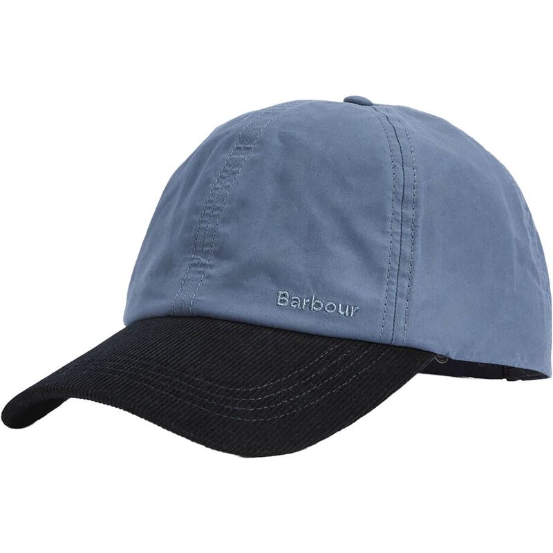 バブアー メンズ アクセサリー 帽子 キャップ Barbour Transport Cap Washed Blue ブルー