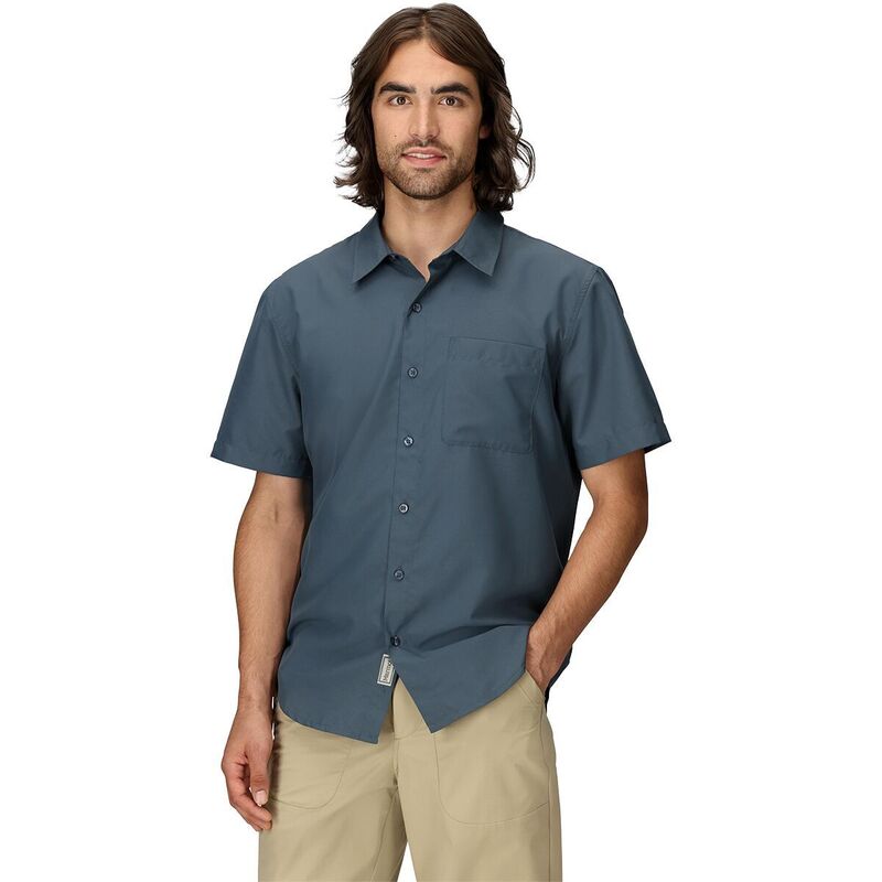 マーモット メンズ トップス シャツ 半袖 Marmot AirExchange SolarShield Short-Sleeve Shirt - Men's Thunderhead