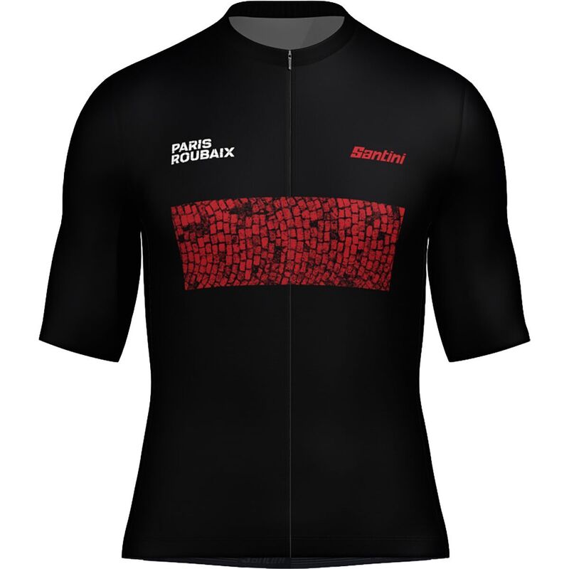 サンティーニ メンズ トップス Tシャツ 半袖 ジャージー Santini Paris-Roubaix Short-Sleeve Jersey - Men's Nero