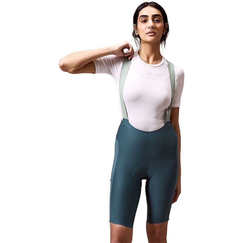 エンデュラ レディース ボトムス ハーフパンツ・ショーツ Enduralltrack Ride Bib Short - Women's Teal ティール