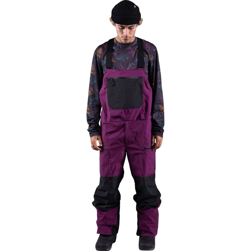 ジョーンズスノーボーズ メンズ ボトムス カジュアルパンツ Jonesnowboards MTN Surf Recycled Bib - Men's Deepurple パープル