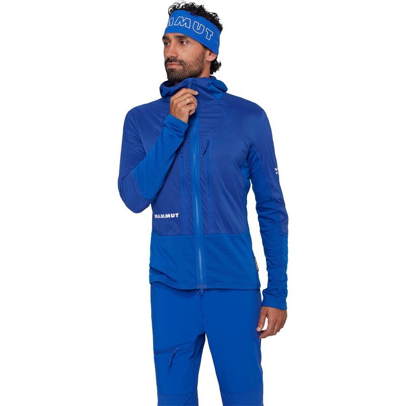 マムート メンズ アウター ジャケット・ブルゾン フーデッドジャケット Mammut Eiger Nordwand IN Flex Air Hybrid Hooded Jacket - Men's Eiger Blue ブルー