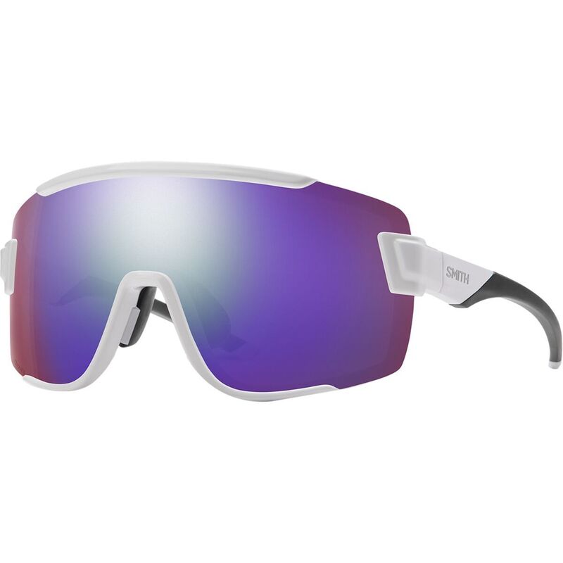 スミス メンズ アクセサリー サングラス・アイウェア Smith Wildcat ChromaPop Sunglasses White/ChromaPop Violet Mirror ホワイト
