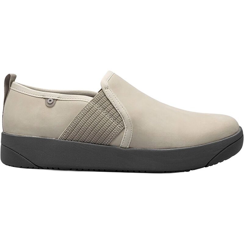 ボグス レディース シューズ スニーカー レザー Bogs Kicker Slip On Leather Shoe - Women's Oatmeal オートミール