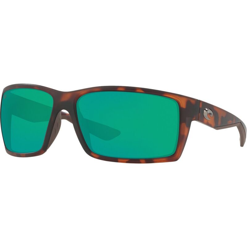 コスタ メンズ アクセサリー サングラス・アイウェア Costa Reefton 580Polarized Sunglasses Matte Retro Tortoise Frame/Green Mirror 580P グリーン