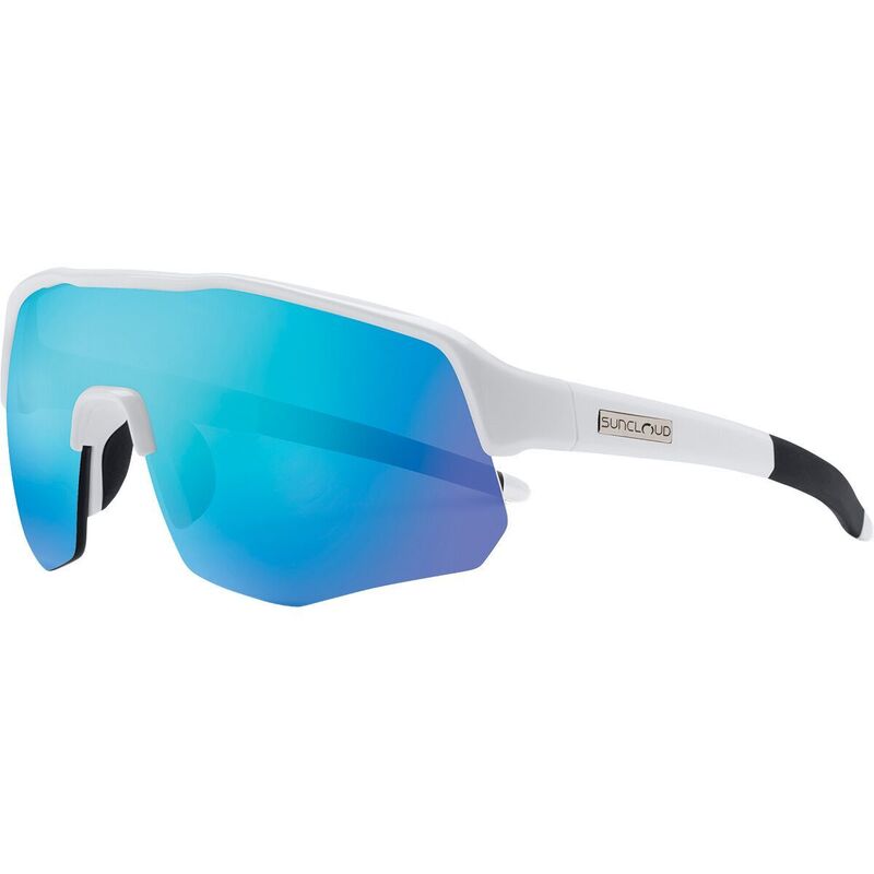サンクラウドポラライズド メンズ アクセサリー サングラス・アイウェア Suncloud Polarized Optics Cadence Polarized Sunglasses White/Polar Blue Mirror ホワイト