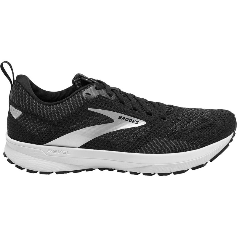 ブルックス レディース スニーカー シューズ Revel 5 Running Shoe - Women's White/Black