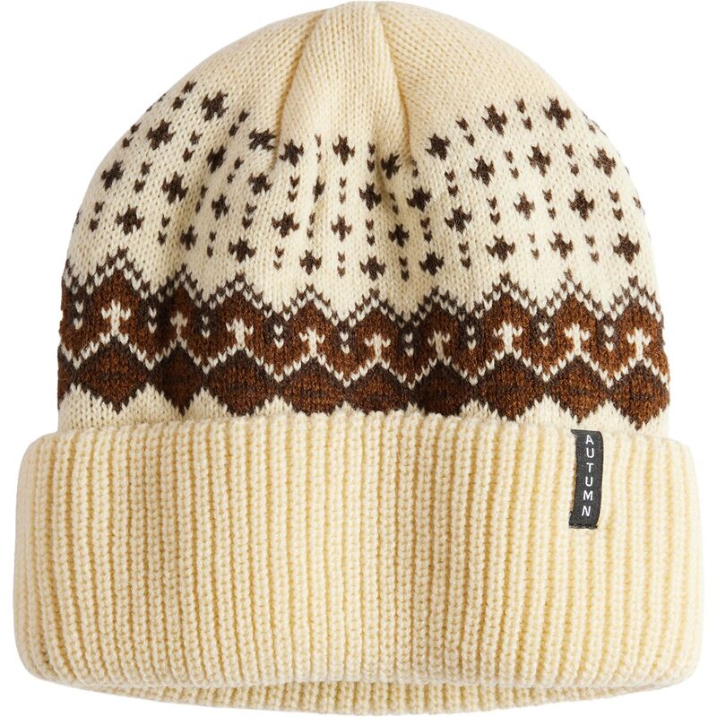オータム メンズ アクセサリー 帽子 Autumn Fairisle Beanieggshell