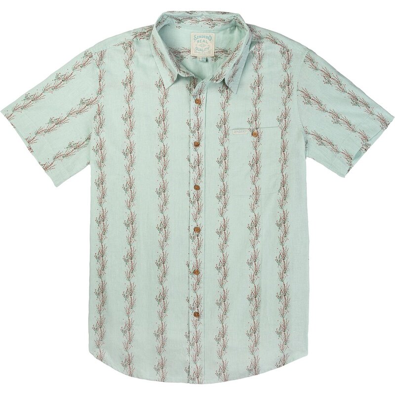 センデロプロビジョンズ メンズ トップス シャツ 半袖 Sendero Provisions Co. City Slicker Button Up Short-Sleeve Shirt - Men's Ocotillo Stripe/Faded Teal ティール