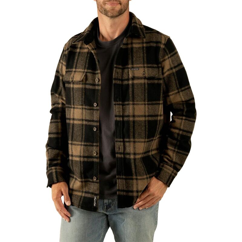 センデロプロビジョンズ メンズ トップス シャツ Sendero Provisions Co. Pinedale Flannel Shirt - Men's Tan/Black ブラック