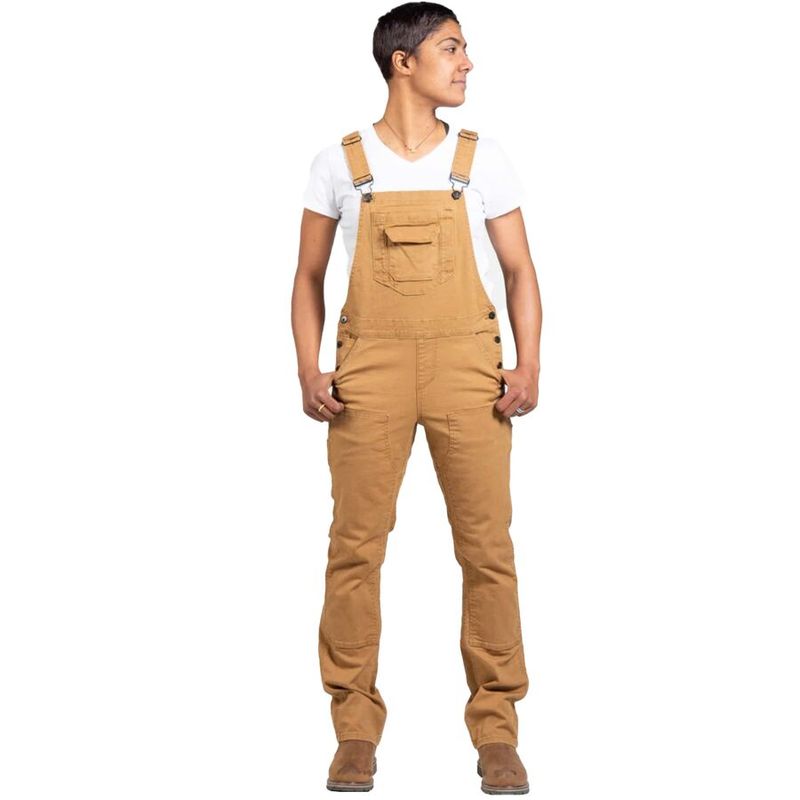 ダブテイル レディース カジュアルパンツ ボトムス Freshley Overall Saddle Brown Canvas