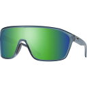 【送料無料】 スミス レディース サングラス・アイウェア アクセサリー Boomtown ChromaPop Polarized Sunglasses Matte Stone Crystal/ChromaPop Green Mirror(4)