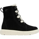 【送料無料】 ソレル レディース ブーツ・レインブーツ シューズ Sorel Explorer III Joan Cozy WP Boot - Women's Black/Chalk