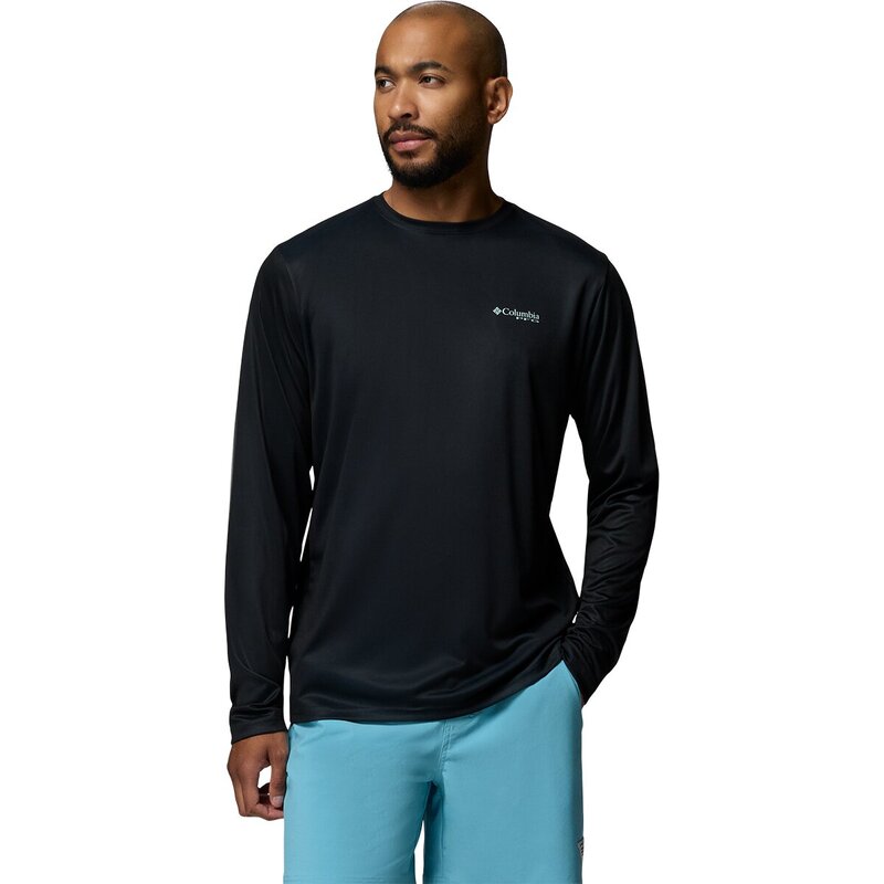 コロンビア メンズ トップス シャツ Columbia Terminal Tackle PFG Sea Creature LShirt - Men's Black ブラック