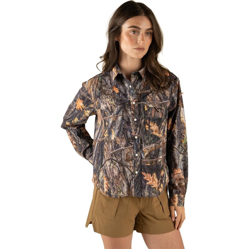 センデロプロビジョンズ レディース トップス Tシャツ 長袖 Sendero Provisions Co. Confluence Tech Long-Sleeve Shirt - Women's Will Tree Camo