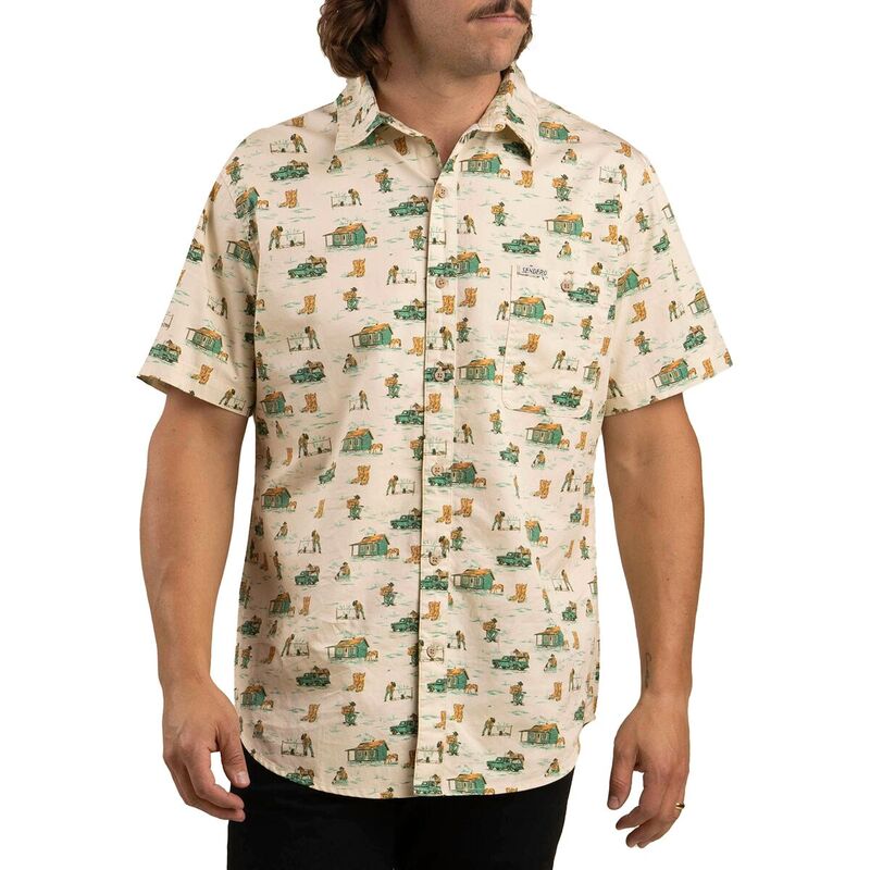 センデロプロビジョンズ メンズ トップス シャツ 半袖 Sendero Provisions Co. City Slicker Button Up Short-Sleeve Shirt - Men's Ranch Life/White ホワイト