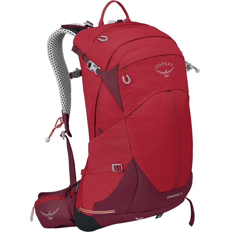 オスプレーパック メンズ バックパック リュックサック バッグ Stratos 24L Backpack Pointsettia Red