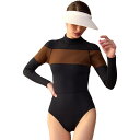 【送料無料】 シンシアローレイ レディース 上下セット 水着 Color-Block Spring Wetsuit - Women's Black Brown