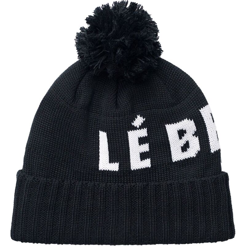 【送料無料】 ルベント メンズ 帽子 ニットキャップ アクセサリー Logo Pom Pom Beanie Black