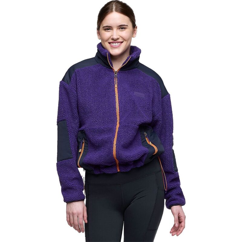 【送料無料】 コートパクシー レディース ジャケット・ブルゾン アウター Bacano Fleece Jacket - Women's Black Violet/Carbon