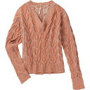 【送料無料】 フリーピープル レディース ニット・セーター アウター Washed Cable V-Neck Sweater - Women's Candied...