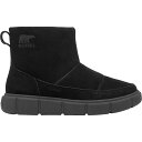 【送料無料】 ソレル レディース ブーツ・レインブーツ シューズ Explorer III Slip-On WP Boot - Women's Black/Sea Salt