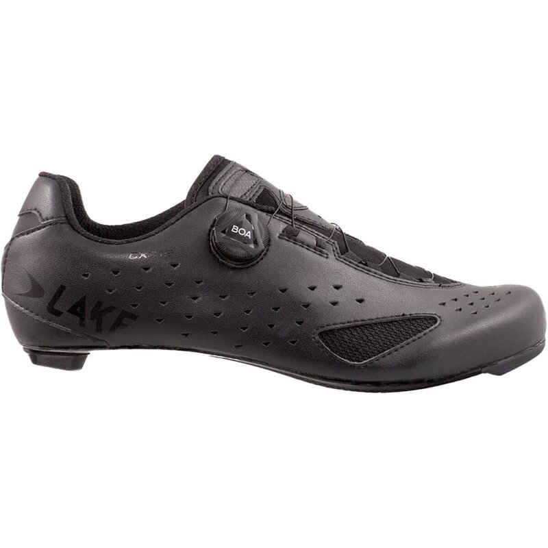 �쥤�� ��� ���塼�� ���ˡ����� Lake CX219 Wide Cycling Shoe - Men's Black/Black �֥�å�
