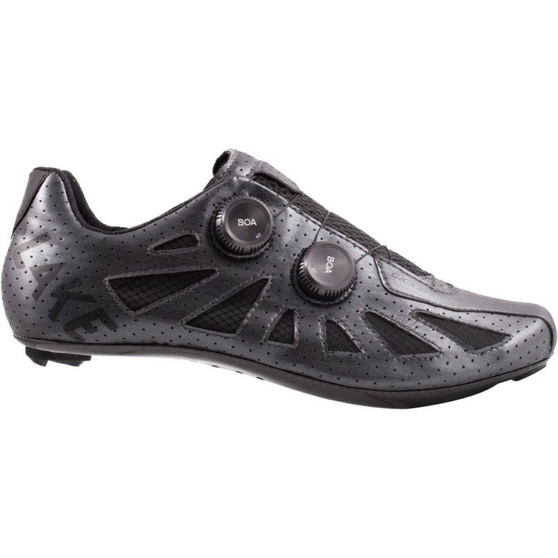 �쥤�� ��� ���塼�� ���ˡ����� Lake CX302 Wide Cycling Shoe - Men's Metal/Black �֥�å�