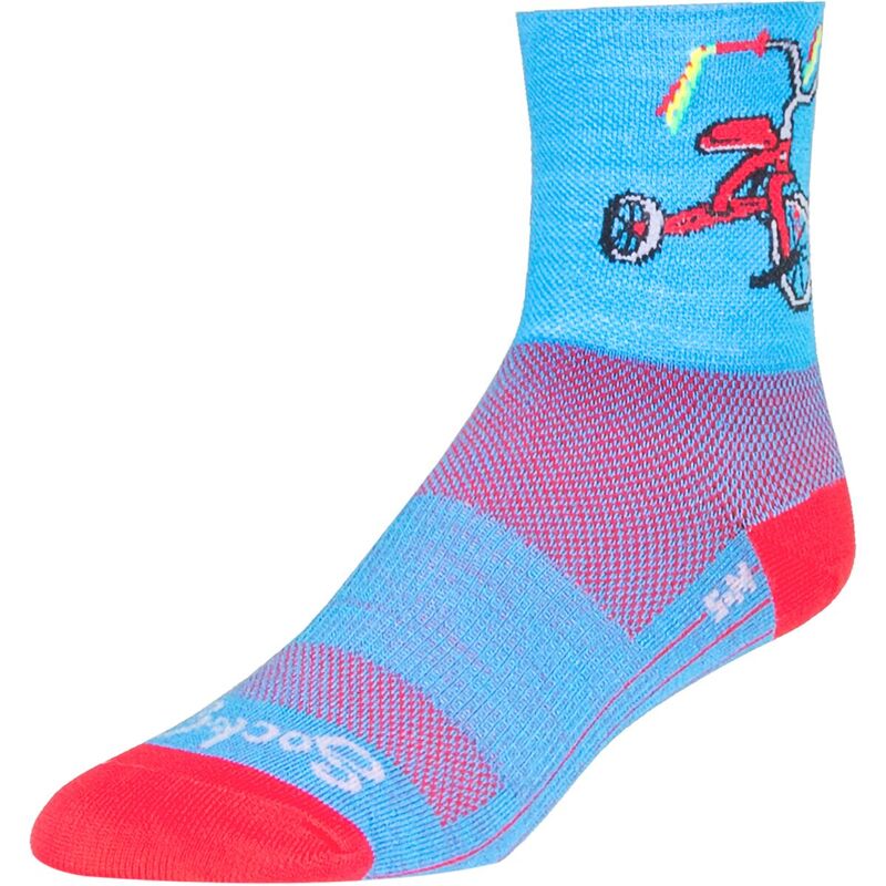 ���å����� ��� ������������� ���� SockGuy Trike Standard 4in Bike Sock One Color