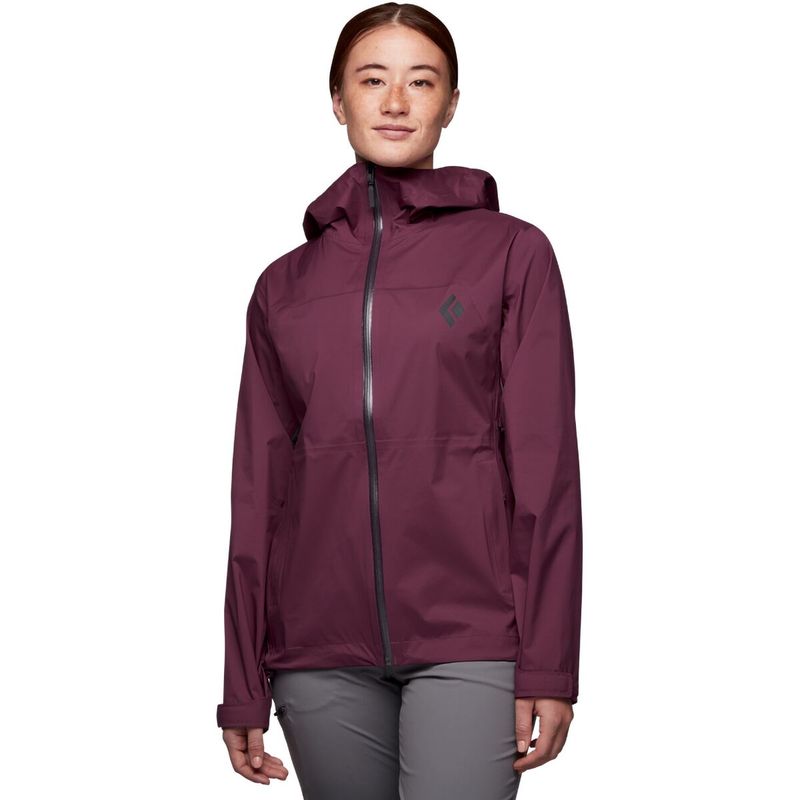 【送料無料】 ブラックダイヤモンド レディース ジャケット・ブルゾン アウター Stormline Stretch Rain Shell - Women's Blackberry