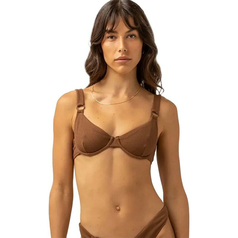 【送料無料】 リズム レディース トップのみ 水着 Avoca Ring Underwire Top - Women's Chocolate