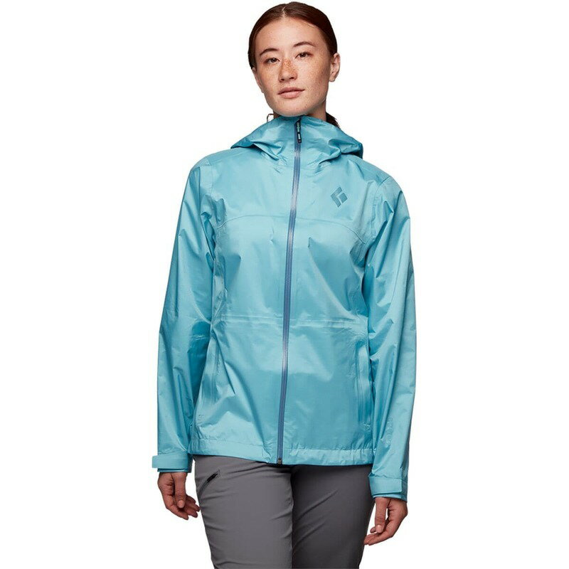 【送料無料】 ブラックダイヤモンド レディース ジャケット・ブルゾン アウター Treeline Rain Shell - Women's Coastal Blue