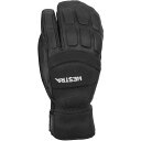 楽天ReVida 楽天市場店ヘストラ メンズ 手袋 アクセサリー Vertical Cut CZone 3-Finger Glove Black/Black