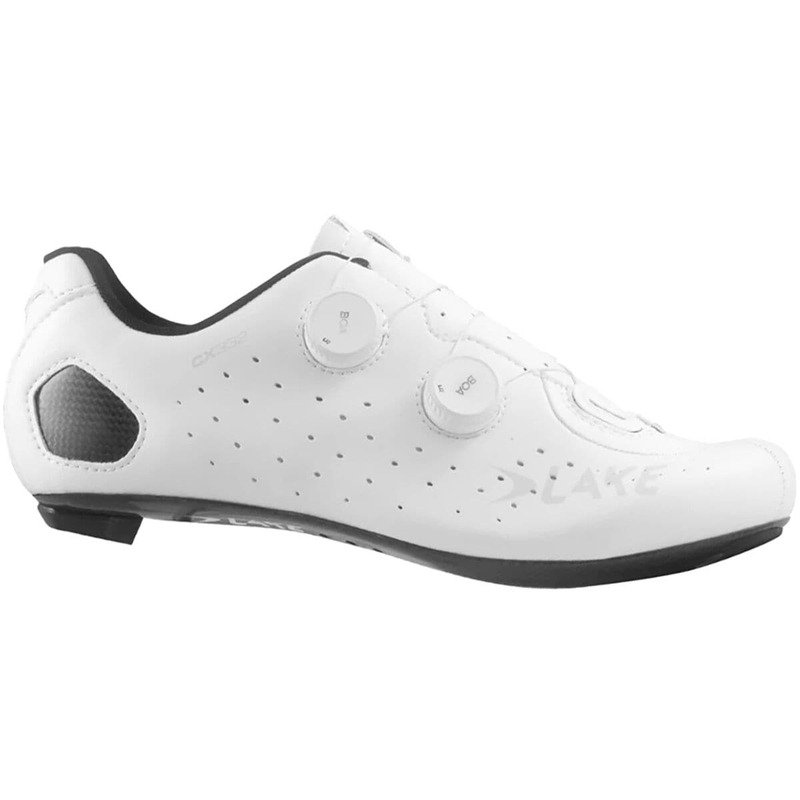  レイク メンズ スニーカー サイクリングシューズ シューズ CX332 Wide Cycling Shoe - Men's Clarino White/White Microfiber